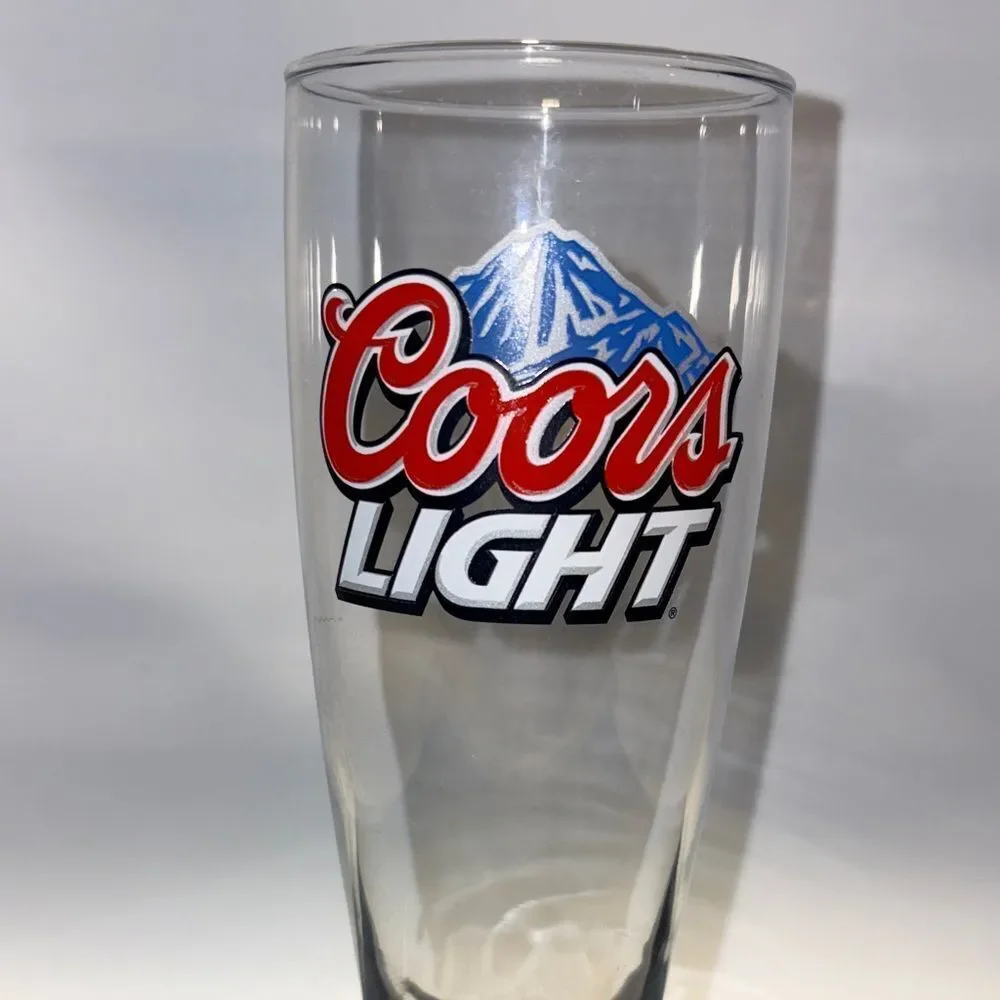 Coors Light Clear Glass Pilsner
